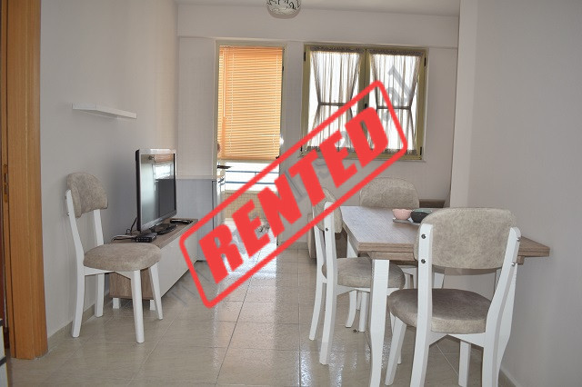 One bedroom apartment for rent in Him Kolli street in Tirana.
It is positioned on the 9th floor of 